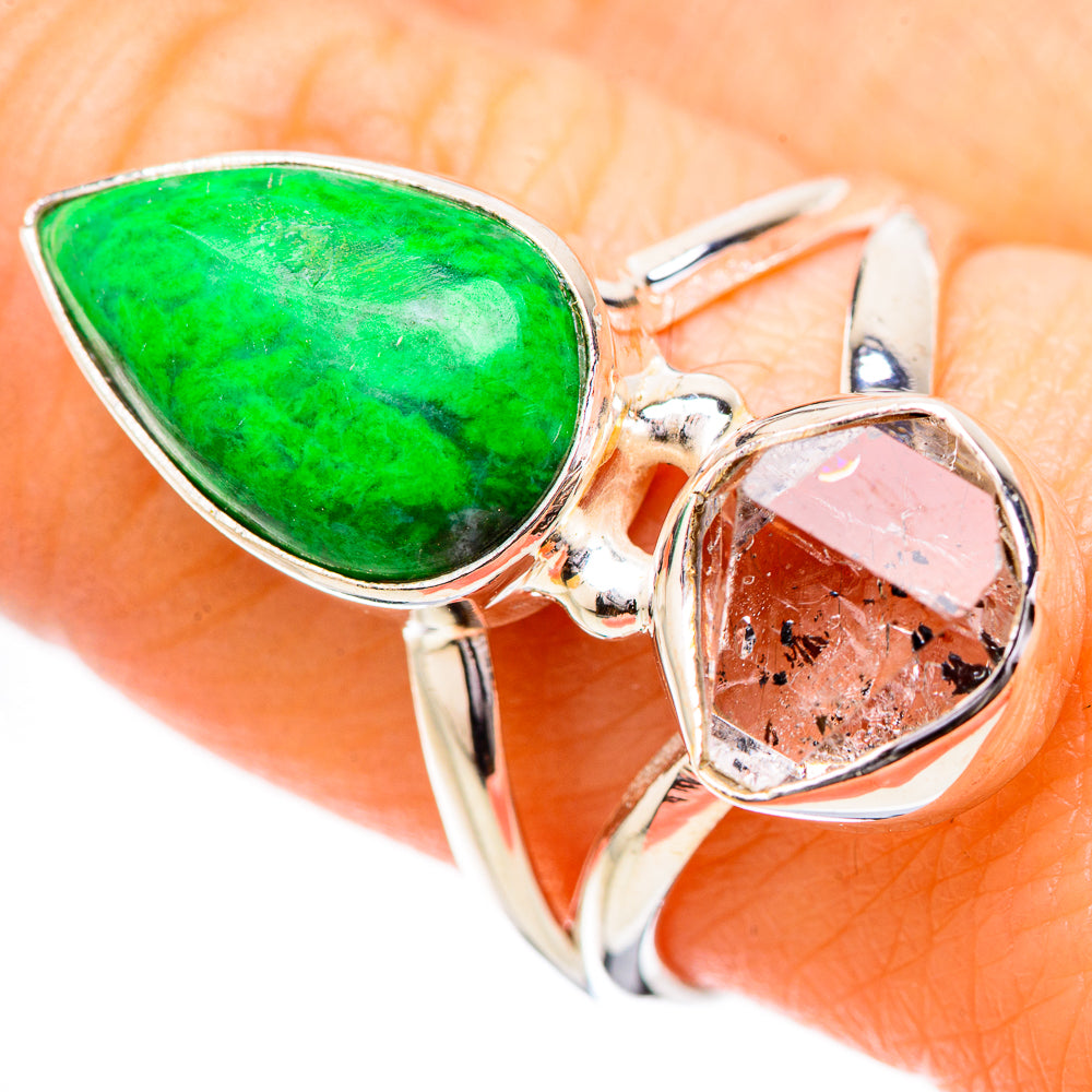 Gaspeite Rings handcrafted by Ana Silver Co - RING131769
