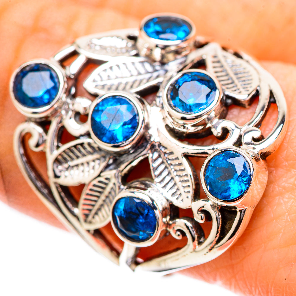 Swiss Blue Topaz Rings handcrafted by Ana Silver Co - RING131779