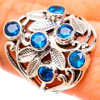 Swiss Blue Topaz Rings handcrafted by Ana Silver Co - RING131779