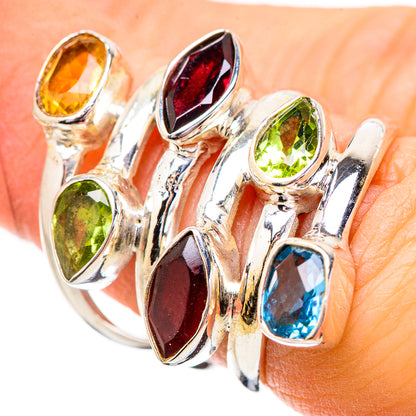 Garnet Rings handcrafted by Ana Silver Co - RING131789