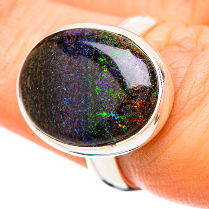 Andamooka Opal Rings handcrafted by Ana Silver Co - RING131794
