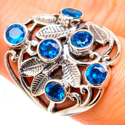 Swiss Blue Topaz Rings handcrafted by Ana Silver Co - RING131808