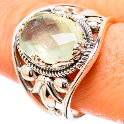 Prehnite Rings handcrafted by Ana Silver Co - RING131831