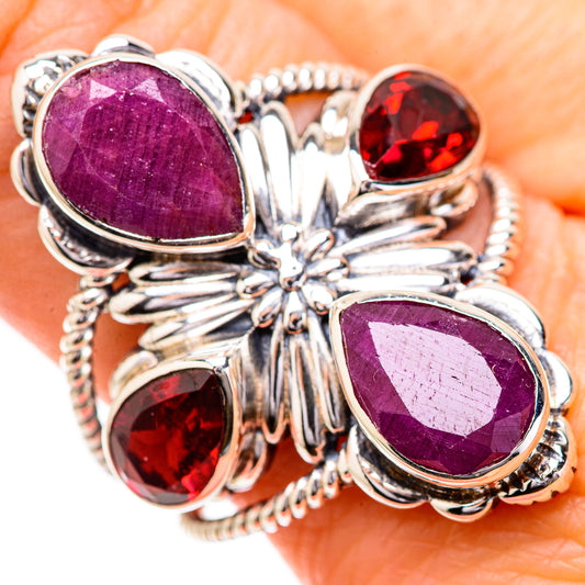 Ruby Rings handcrafted by Ana Silver Co - RING131848