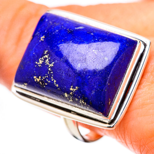 Lapis Lazuli Rings handcrafted by Ana Silver Co - RING131856