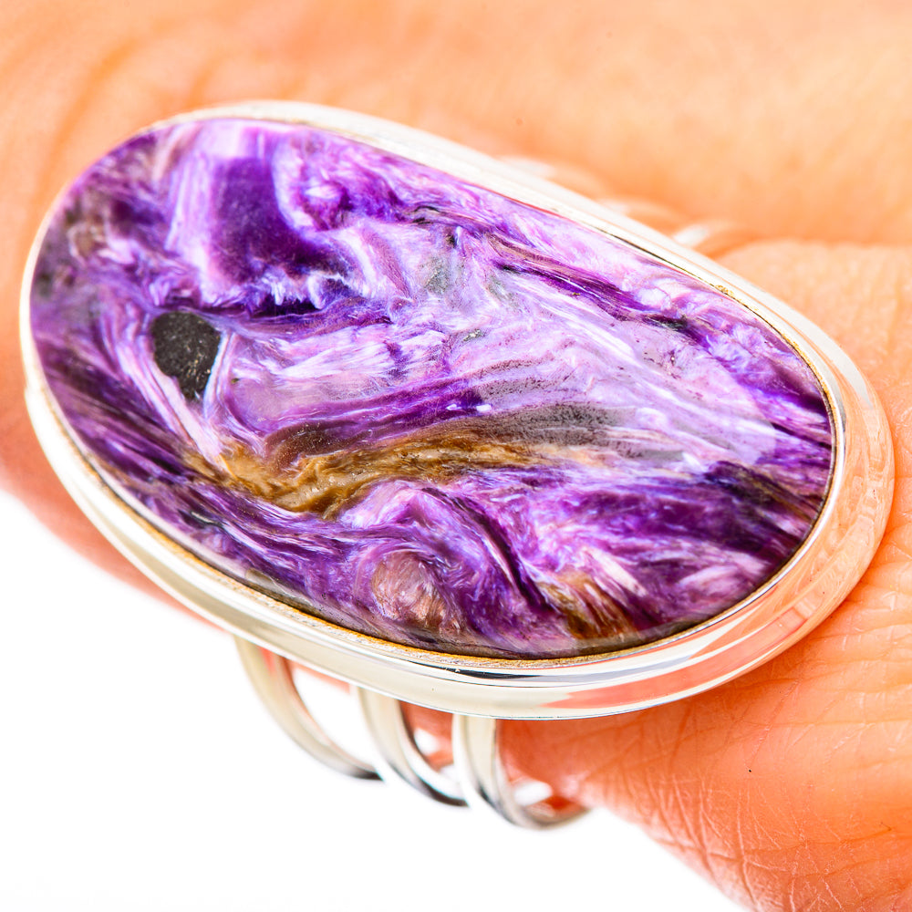 Charoite Rings handcrafted by Ana Silver Co - RING131866