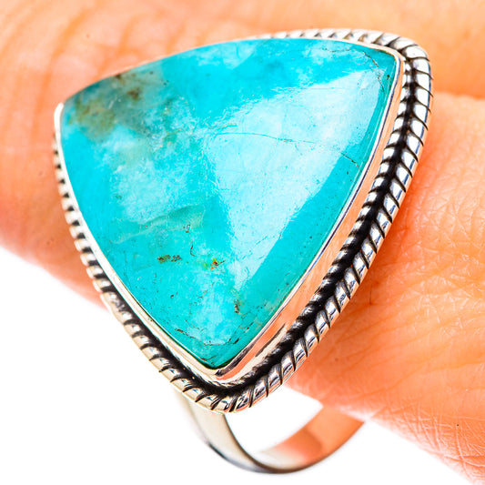 Chrysocolla Rings handcrafted by Ana Silver Co - RING131878