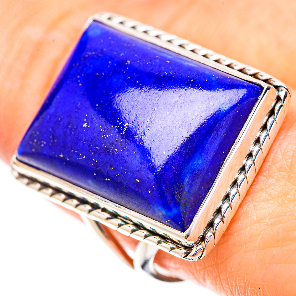 Lapis Lazuli Rings handcrafted by Ana Silver Co - RING131882