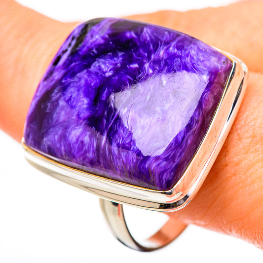 Charoite Rings handcrafted by Ana Silver Co - RING131885