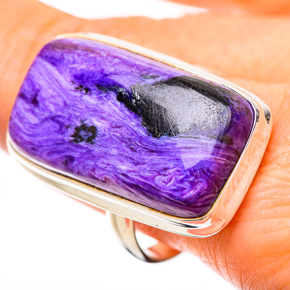 Charoite Rings handcrafted by Ana Silver Co - RING131886