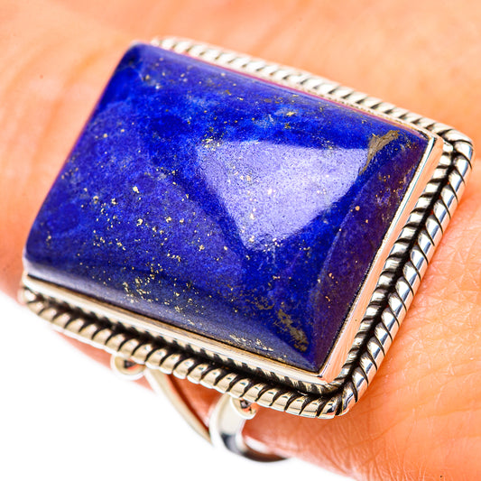 Lapis Lazuli Rings handcrafted by Ana Silver Co - RING131895
