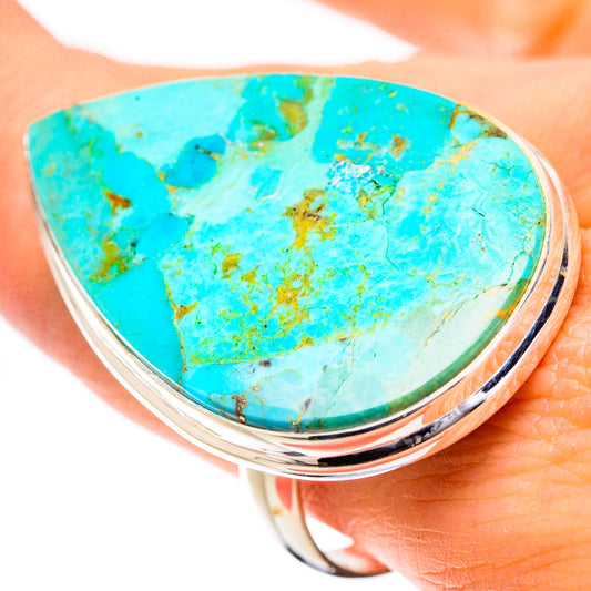 Chrysocolla Rings handcrafted by Ana Silver Co - RING131896