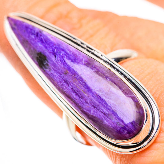 Charoite Rings handcrafted by Ana Silver Co - RING131907