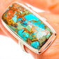 Kingman Mohave Turquoise Rings handcrafted by Ana Silver Co - RING131910