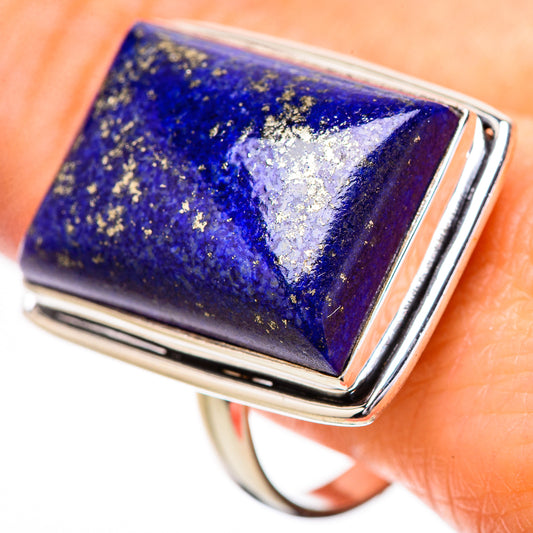 Lapis Lazuli Rings handcrafted by Ana Silver Co - RING131914