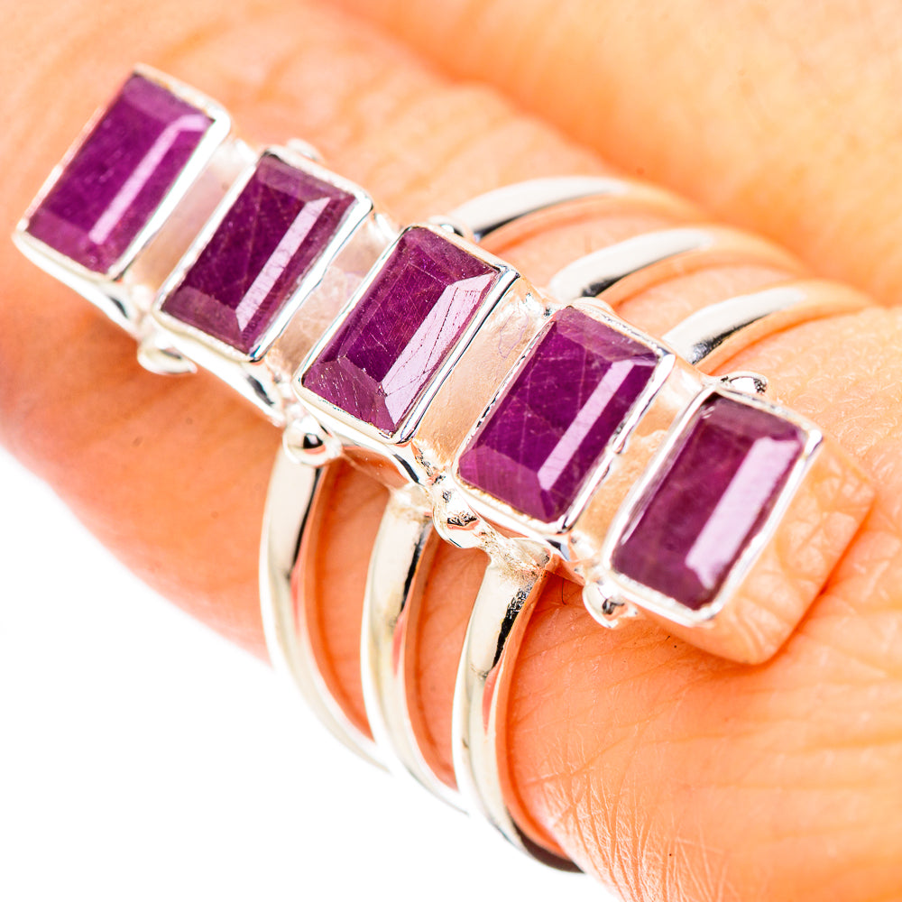 Ruby Rings handcrafted by Ana Silver Co - RING131923