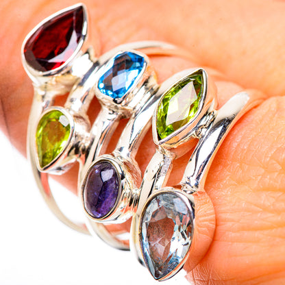 Garnet Rings handcrafted by Ana Silver Co - RING131927
