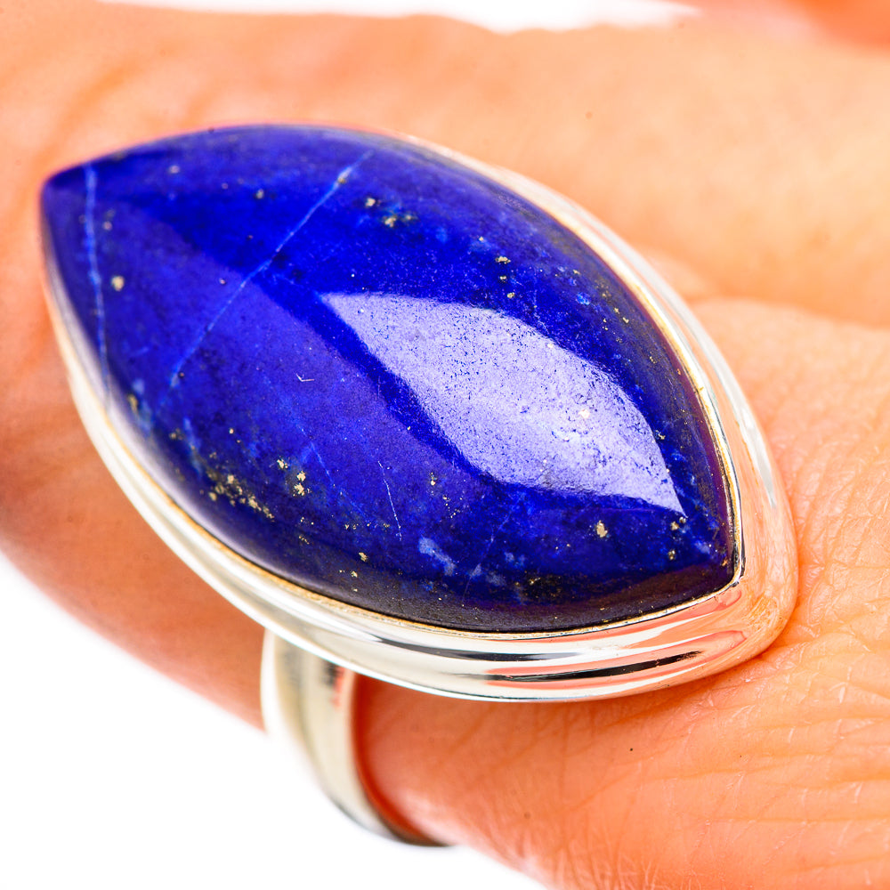Lapis Lazuli Rings handcrafted by Ana Silver Co - RING131937