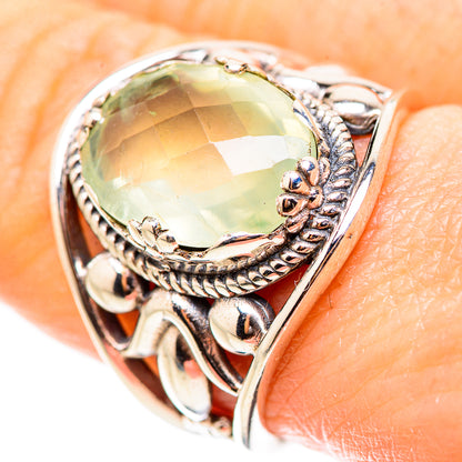 Prehnite Rings handcrafted by Ana Silver Co - RING131952