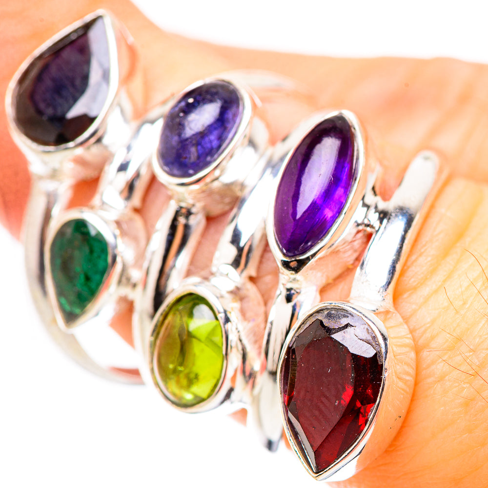 Garnet Rings handcrafted by Ana Silver Co - RING131967