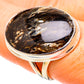 Golden Seraphinite Rings handcrafted by Ana Silver Co - RING131976