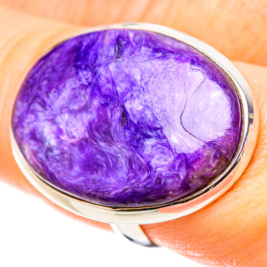 Charoite Rings handcrafted by Ana Silver Co - RING131978