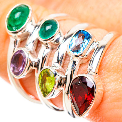 Garnet Rings handcrafted by Ana Silver Co - RING131986