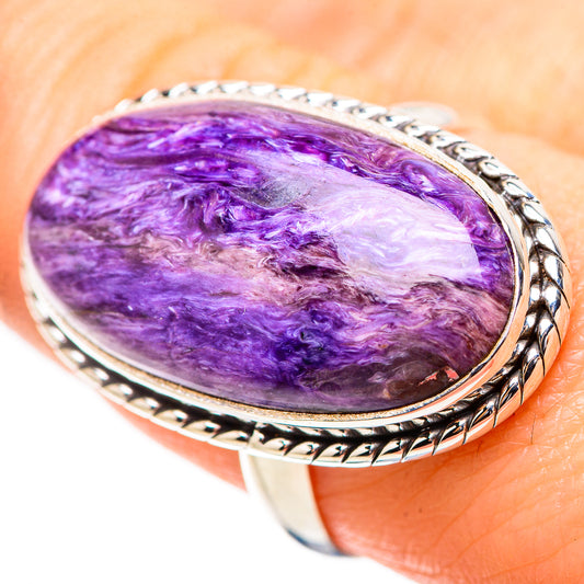 Charoite Rings handcrafted by Ana Silver Co - RING131992