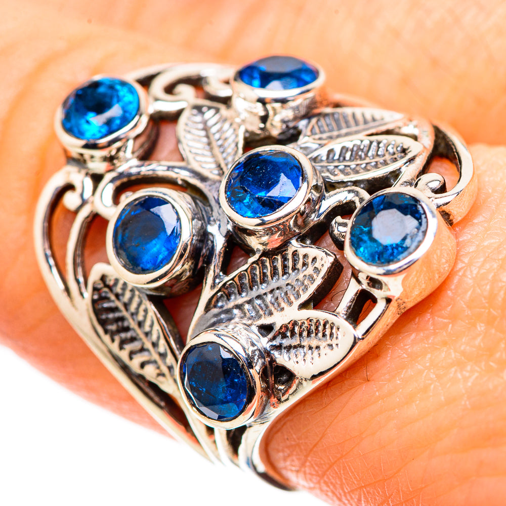 Swiss Blue Topaz Rings handcrafted by Ana Silver Co - RING132002
