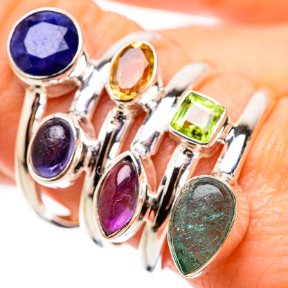 Aquamarine Rings handcrafted by Ana Silver Co - RING132012