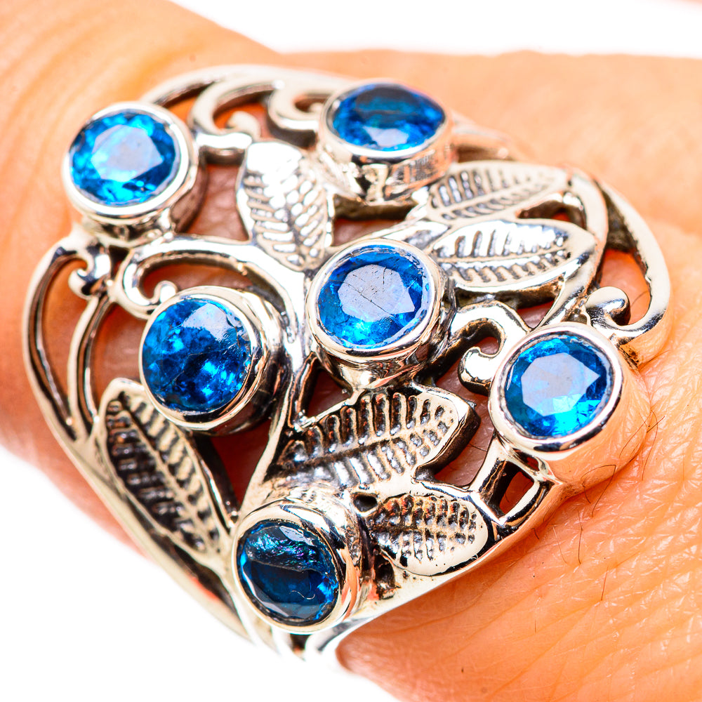Swiss Blue Topaz Rings handcrafted by Ana Silver Co - RING132014