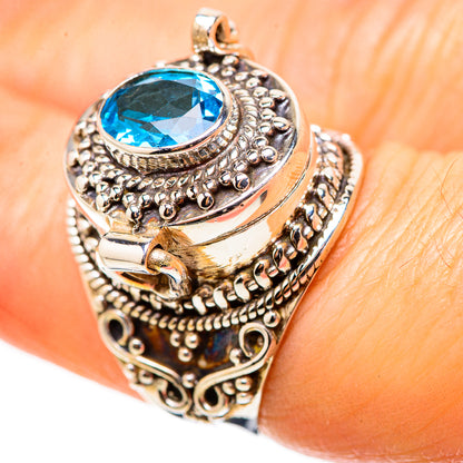 Swiss Blue Topaz Rings handcrafted by Ana Silver Co - RING132015