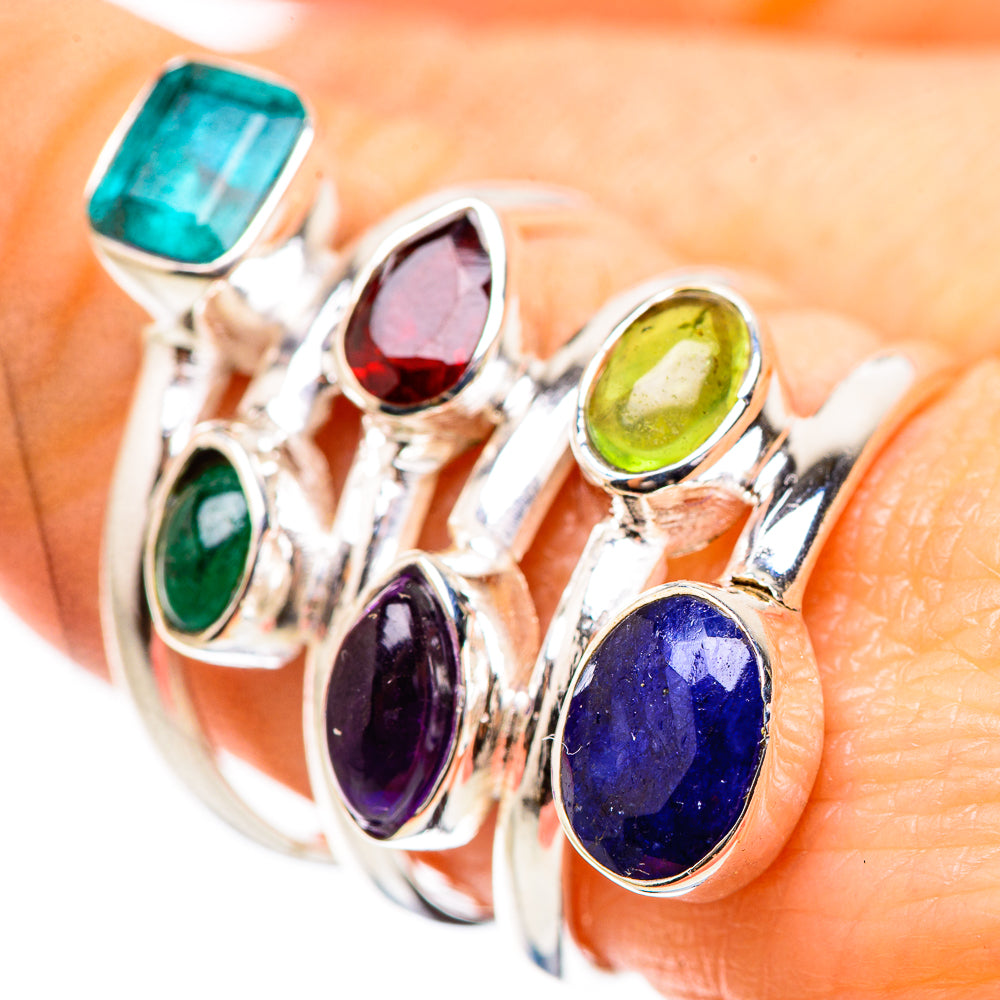 Sapphire Rings handcrafted by Ana Silver Co - RING132017