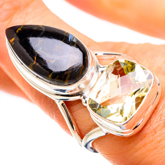 Pietersite Rings handcrafted by Ana Silver Co - RING132019