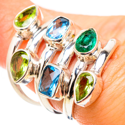 Swiss Blue Topaz Rings handcrafted by Ana Silver Co - RING132026