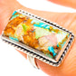 Kingman Mohave Turquoise Rings handcrafted by Ana Silver Co - RING132028