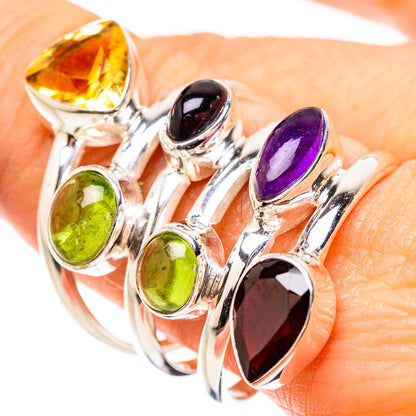 Garnet Rings handcrafted by Ana Silver Co - RING132030
