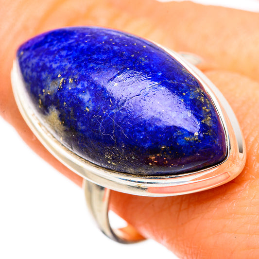 Lapis Lazuli Rings handcrafted by Ana Silver Co - RING132034