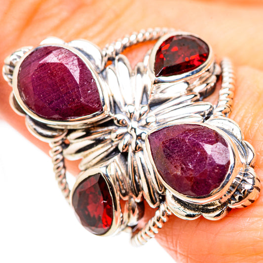 Ruby Rings handcrafted by Ana Silver Co - RING132044