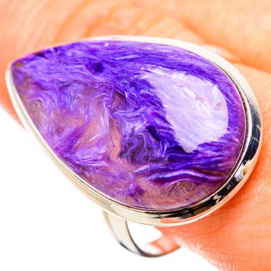 Charoite Rings handcrafted by Ana Silver Co - RING132046
