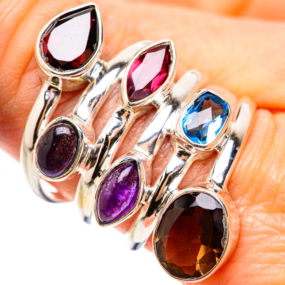 Smoky Quartz Rings handcrafted by Ana Silver Co - RING132055
