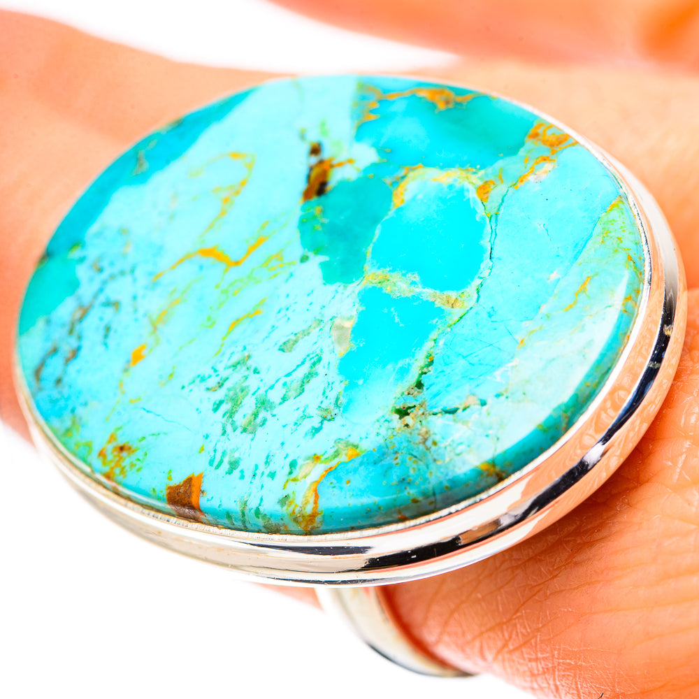 Chrysocolla Rings handcrafted by Ana Silver Co - RING132058