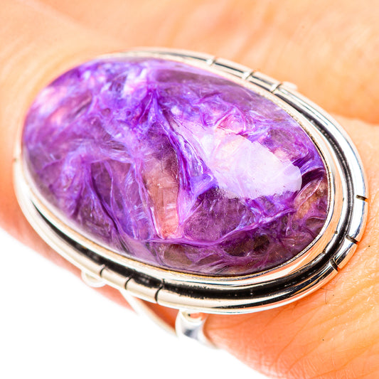 Charoite Rings handcrafted by Ana Silver Co - RING132067