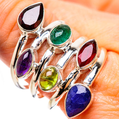 Lapis Lazuli Rings handcrafted by Ana Silver Co - RING132075