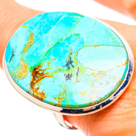Chrysocolla Rings handcrafted by Ana Silver Co - RING132080