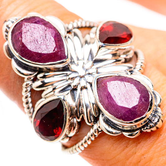 Ruby Rings handcrafted by Ana Silver Co - RING132084