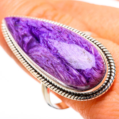 Charoite Rings handcrafted by Ana Silver Co - RING132087