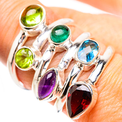 Garnet Rings handcrafted by Ana Silver Co - RING132092