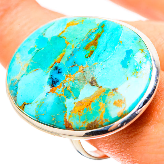 Chrysocolla Rings handcrafted by Ana Silver Co - RING132094