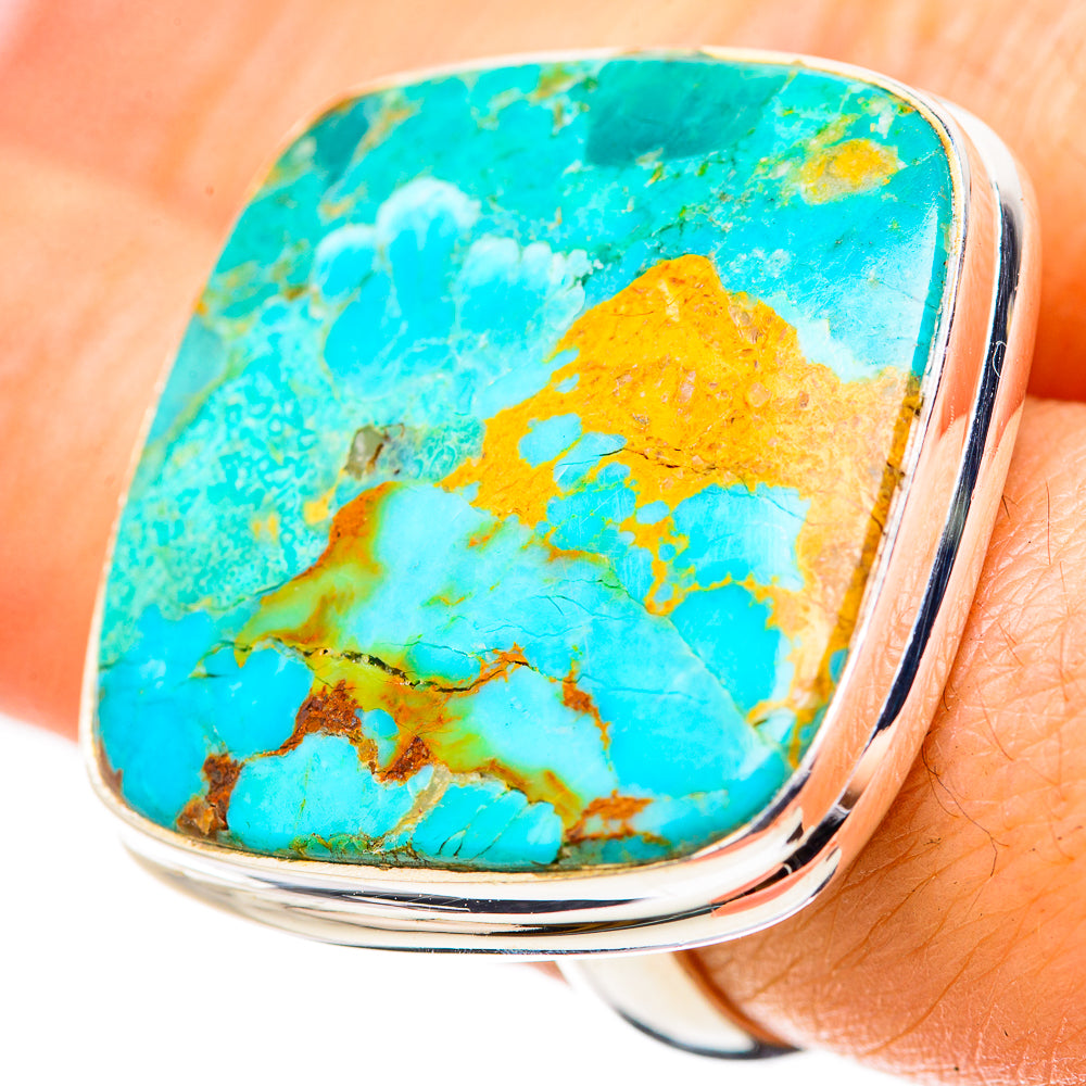 Chrysocolla Rings handcrafted by Ana Silver Co - RING132098